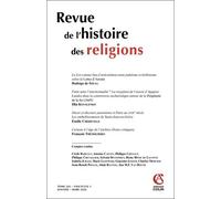 Revue De L'histoire Des Religions - Nº1/2026