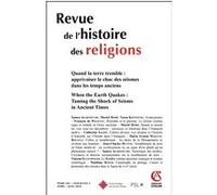 Revue de l'histoire des religions - Nº2/2024: Quand la terre tremble : apprivoiser le choc des séismes dans les temps anciens