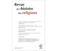 Revue de l'histoire des religions - Nº2/2025: Varia