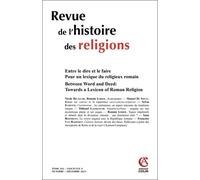 Revue de l'histoire des religions - Nº4/2025: Varia