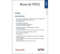 Revue De L'ofce N°160 - Varia