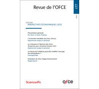Revue De L'ofce N°177 - Perspectives Économiques 2022