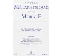 Revue de métaphysique et de morale, 1994, numéro 2