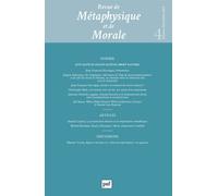 Revue de métaphysique et de morale 2021-4 Actualité ou inactualité du droit naturel - Collectif - Puf - broché - Revue