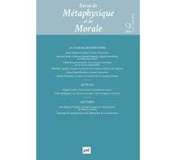Revue de métaphysique et de morale 2022-2 La valeur des émotions - Collectif - Puf - broché - Revue