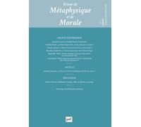 Revue de métaphysique et de morale 2022-4 Liberté d'expression - Collectif - Puf - broché - Revue