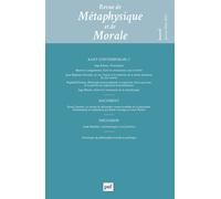 Revue de métaphysique et de morale 2023-1 Kant contemporain - Collectif - Puf - broché - Revue