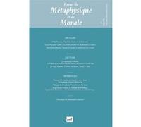 Revue de métaphysique et de morale 2023-4 Varia - Collectif - Puf - broché - Revue