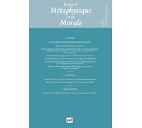 Revue De Metaphysique Et Morale, 2021-4