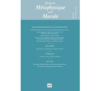Revue de metaphysique et morale, 2022-1 - Collectif - Puf - broché - Revue