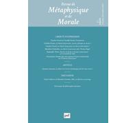 Revue de metaphysique et morale, 2022-4