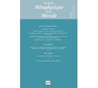 Revue de metaphysique et morale, 2023-1 Collectif (Auteur)