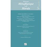 Revue de metaphysique et morale, 2024-3 Femmes philosophes à l’époque moderne - Collectif - Puf - broché - Revue