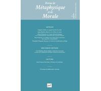 REVUE DE METAPHYSIQUE ET MORALE, 2024-4