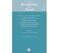 Revue de metaphysique et morale, 2025-1 - Collectif - Puf - broché - Revue