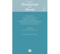 Revue de métaphysique et morale, 2026-1