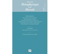 Revue de métaphysique et morale, 2026-1 - Collectif - Puf - broché - Revue