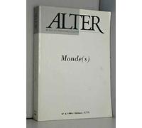 revue de phenomenologie alter : mmonde(s)