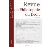 Revue de Philosophie du Droit 3/2025