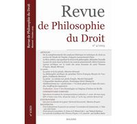Revue de Philosophie du Droit 4/2025
