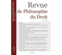 Revue de Philosophie du Droit II