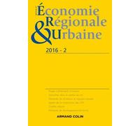 Revue D'économie Régionale Et Urbaine N° 2/2016