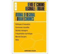 Revue d'économie régionale et urbaine Nº5/2024: Varia