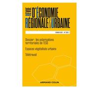 Revue D'économie Régionale Et Urbaine Nº1/2022