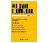 Revue D'économie Régionale Et Urbaine Nº1/2024