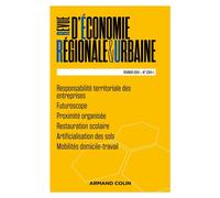 Revue D'économie Régionale Et Urbaine Nº1/2024