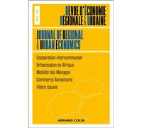 Revue d'économie régionale et urbaine Nº1/2025: Varia