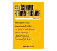 Revue D'économie Régionale Et Urbaine Nº3/2022