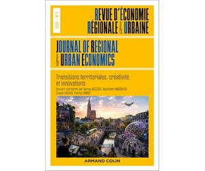 Revue d'économie régionale et urbaine Nº3/2026: Transitions territoriale, créativité et innovations