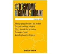 Revue d'économie régionale et urbaine Nº4/2021 Varia