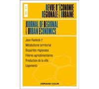 Revue d'économie régionale et urbaine Nº4/2025 Varia - Collectif - Armand Colin - broché - Revue