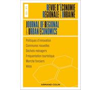 Revue d'économie régionale et urbaine Nº5/2024: Varia