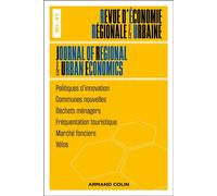 Revue d'économie régionale et urbaine Nº5/2024: Varia