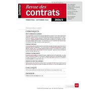 Revue des Contrats 03/2026