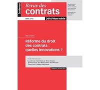 Revue des contrats hors serie 2016 Collectif (Auteur)