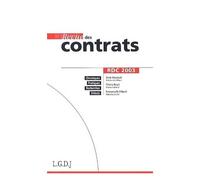Revue Des Contrats N 1 - 2003