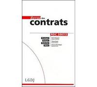 Revue des contrats n 2 - 2007 Collectif (Auteur)