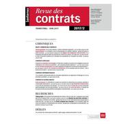 Revue des contrats n 2 - 2017 Année 2017 - Collectif - Lgdj - broché - Revue