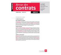Revue des contrats N°2-2021 - Collectif - Lgdj - broché - Revue