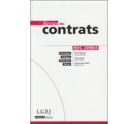 Revue des contrats n 4 - 2008 4-2008 - Collectif - Lgdj - broché - Revue