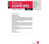 Revue des contrats N°4-2021 Collectif (Auteur)
