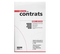 Revue Des Contrats N° 4, Octobre 2013