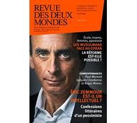Revue des deux mondes juin 2015. Eric Zemmour