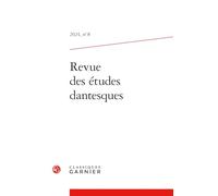 Revue des études dantesques (2024) (2024, n° 8)