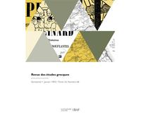 Revue des études grecques - Collectif - Hachette Bnf - broché - Livre