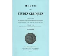 Revue des études grecques (Janvier-Juin 2006, 119-1)